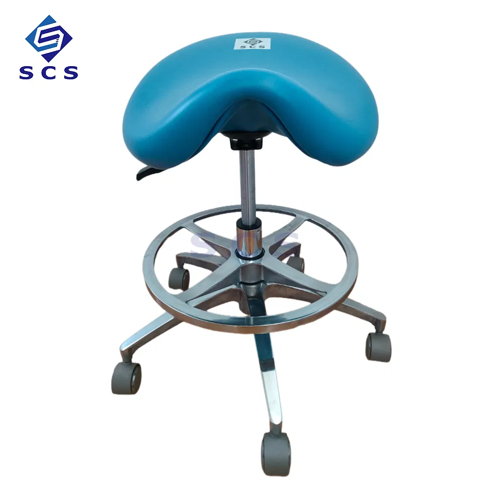 Medical Hospital Assistant Lab Doctor Dental Stool Chair with Roller Blade Wheels