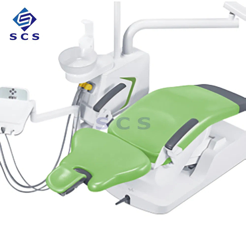 LED Operation Light Glass Spittoon Suntem Dental Unit Chair Set