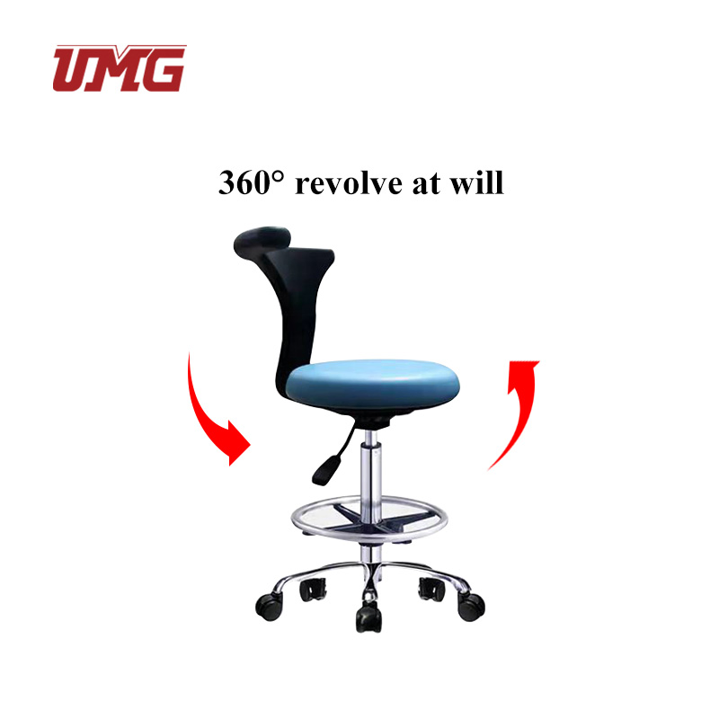 Sv038b Comfortable Hospital Stainless Steel Dentist Assistant Stool Dental Stool