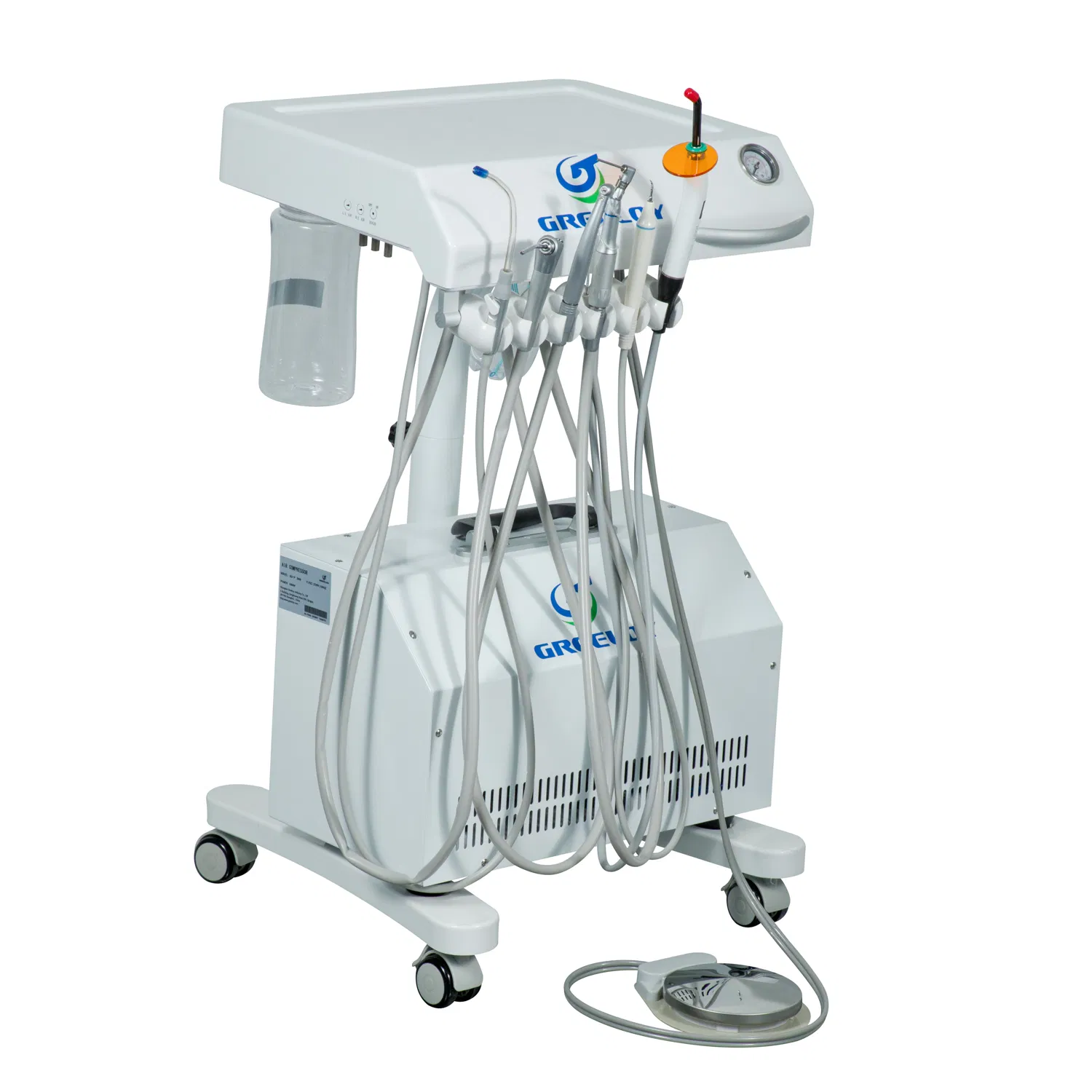 Portable Dental Unit/Dental Mobile Dental Portable Treatment Unit Adjustable Volume Ejector