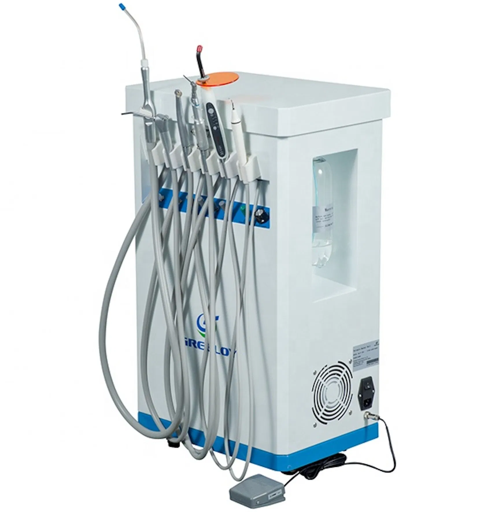 Vet Clinic Dental Equipments Mobile Unit Portable Dental Unit for Veterinary with Air Compressor