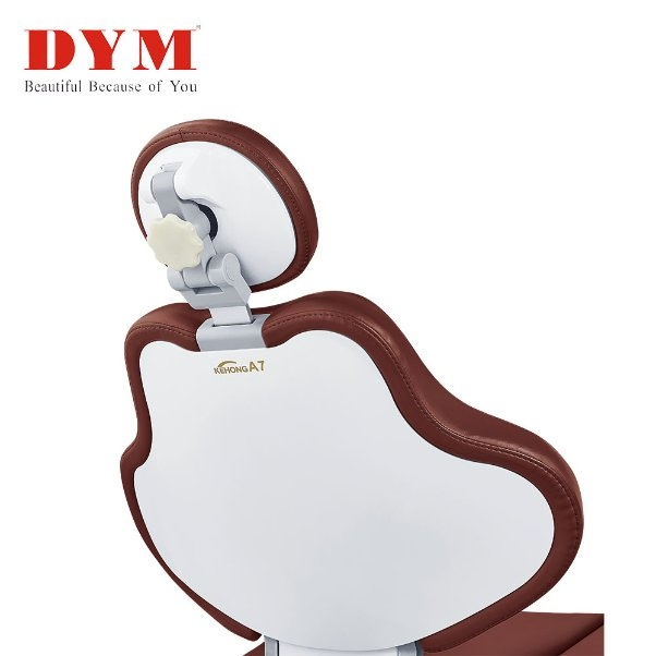 Electric Dental Chair Unit with LED Operating Light and Top Instrument Tray for Dental Clinic