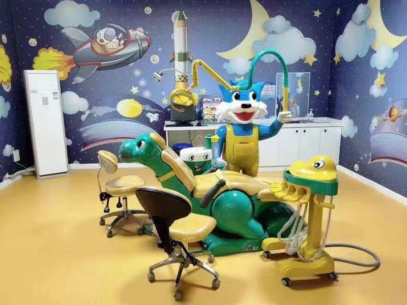 Cute Cartoon Children Dental Unit Dental Equipments Professional Pediatric Dental Chair Unit of Dental Clinic Hospital