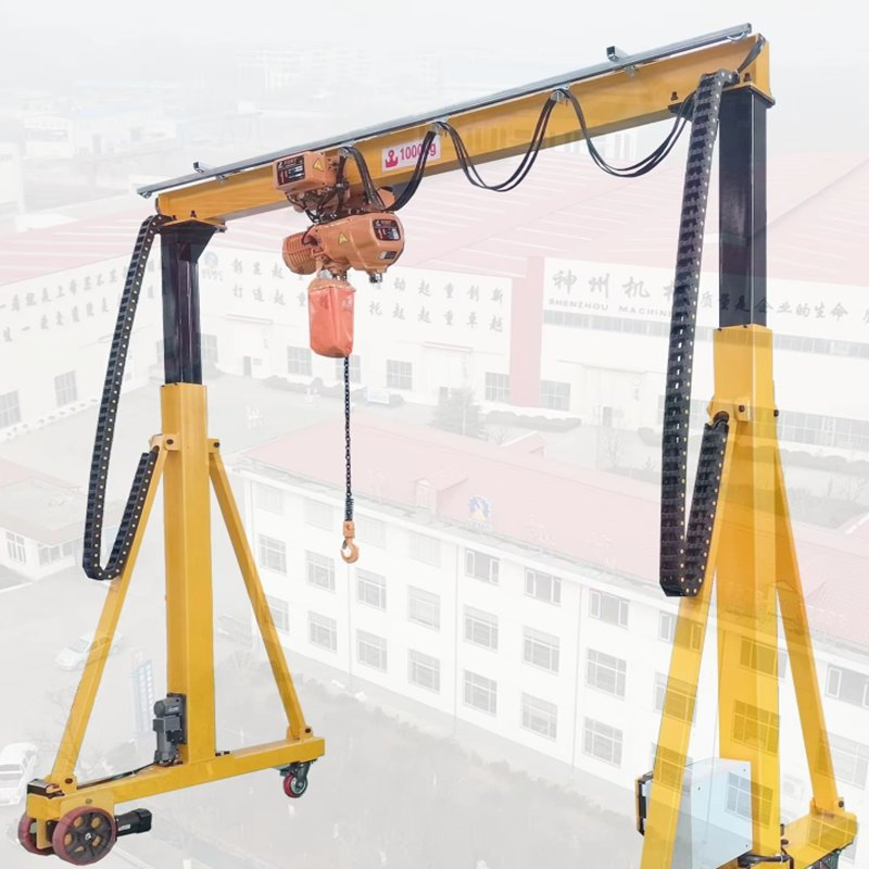 1t 3t 5t Adjustable Height Small Gantry Crane