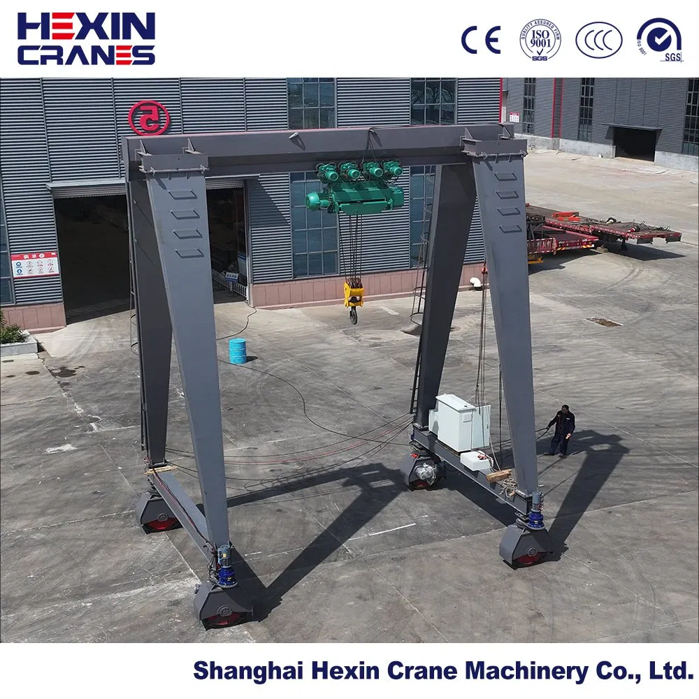 8ton Lifting Machine Mobile Rubber Tires Gantry Crane for Material Handling Industrial Workshop for Kazakhstan/Kyrgyzstan/Tajikistan