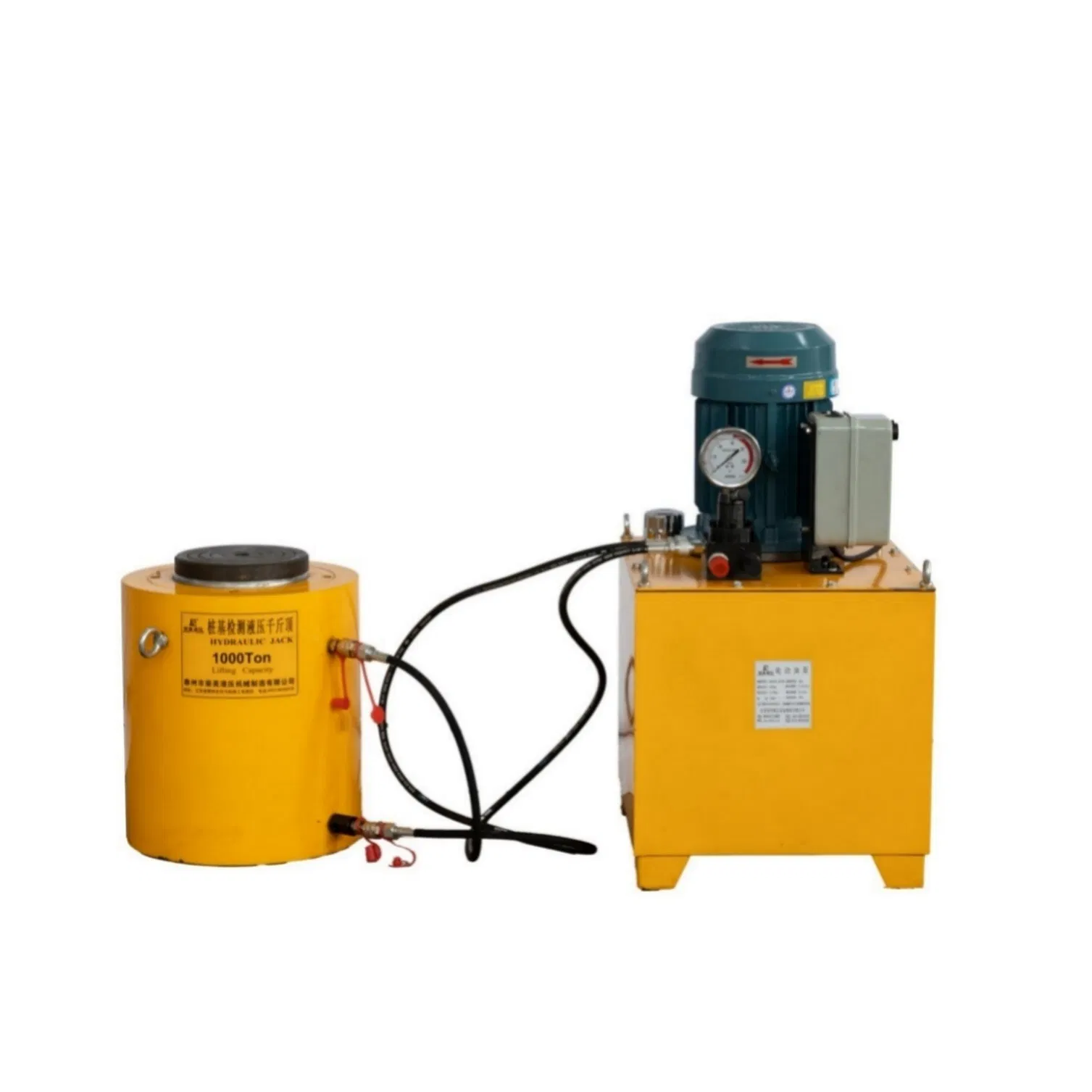 Dqf-1000t Heavy-Duty Hydraulic Jack with Customization for Extended-Stroke Use Cylinders