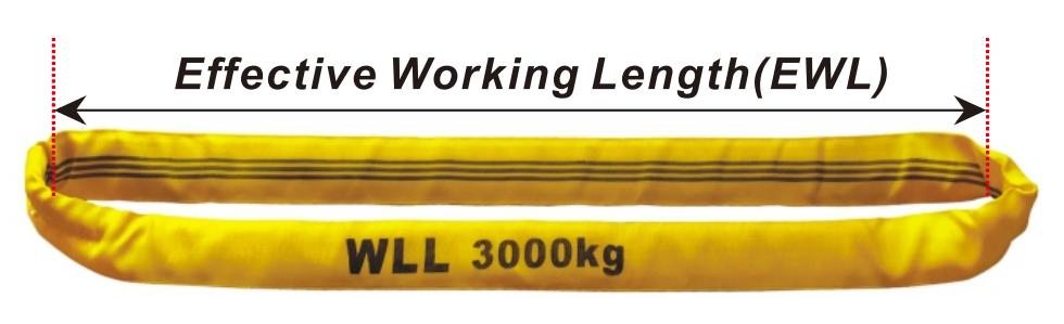 Polyester Round Webbing Sling Lifting Belt Strap