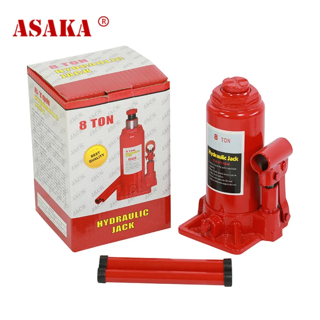 CE Certified Heavy Duty Car Jack Portable 2-10ton Hydraulic Bottle Jack