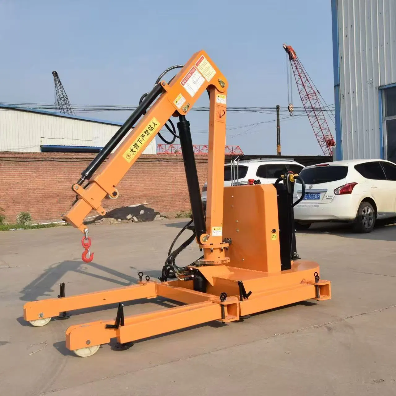 Small Household Mini Tower Mobile Truck Mounted Cantilever Crane Jib