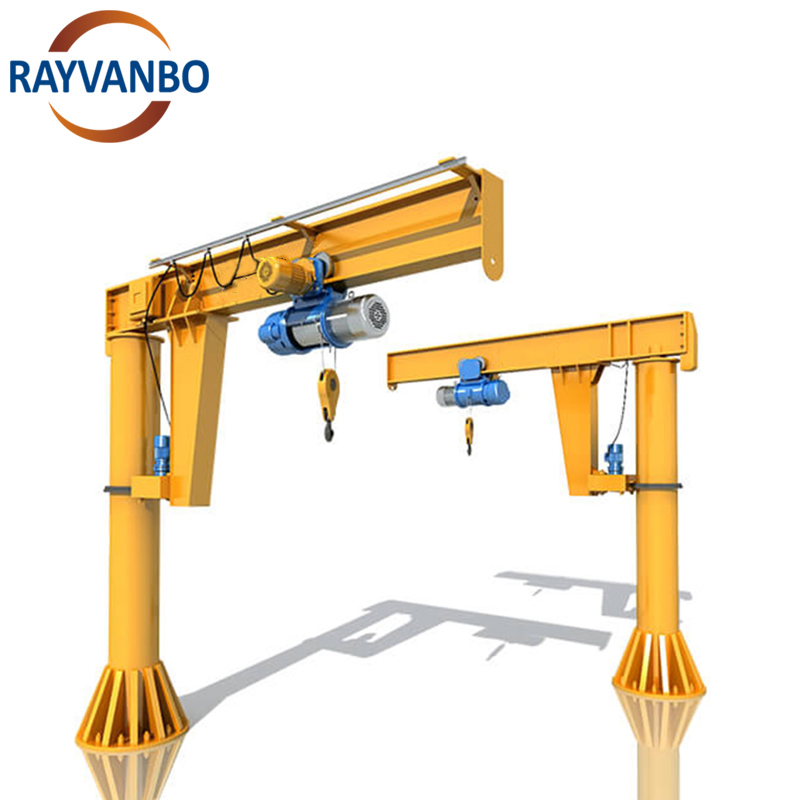 Best Price 1t 2t 3t 5t Floor Mounted Slewing Lifting Cantilever Jib Crane with Electric Hoist Price for Sale in Industry