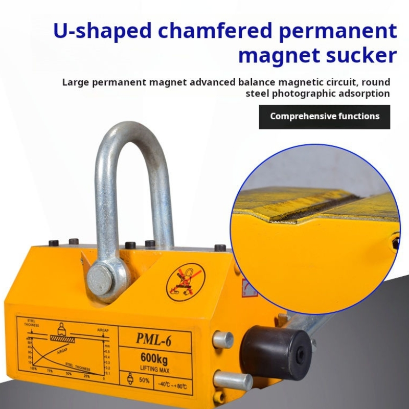 Heavy Duty 100~1000kg Crane Hoist Lifting Magnetic Lifter for Construction Industries Available in New and Used Condition