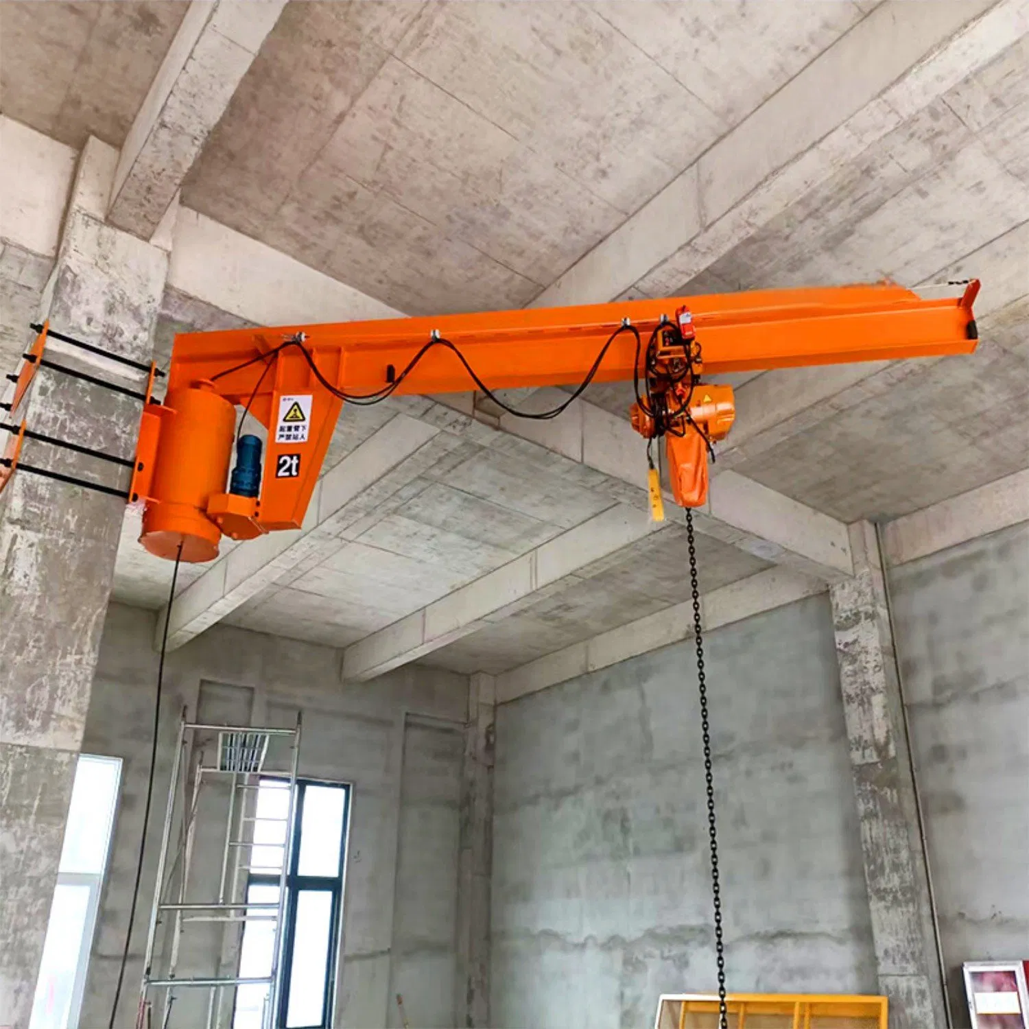 360 Degree 6-30m Heavy-Duty 20 Tons 10 Tons 5 Tons Portable Mobile Jib Crane Use for Efficient Lifting Workshop Jib Crane