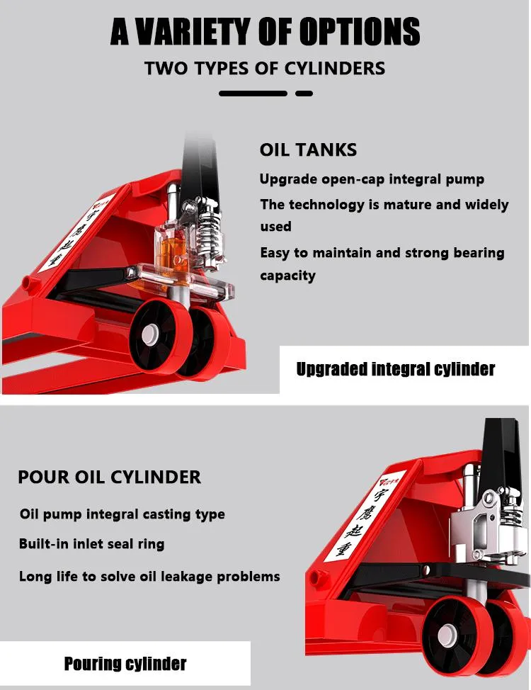 Hand Operated manual Pallet Truck Jack Stacker