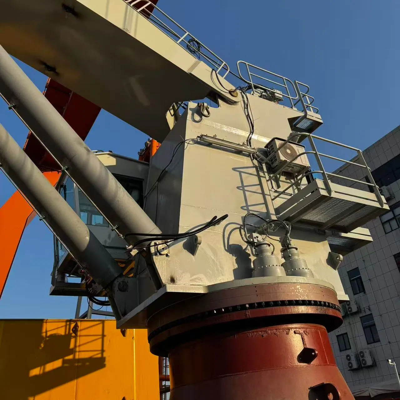 Customized Hydraulic Crane 30t Knuckle Boom Crane Marine Floating Crane Marine Jib Crane machinery Boat Crane