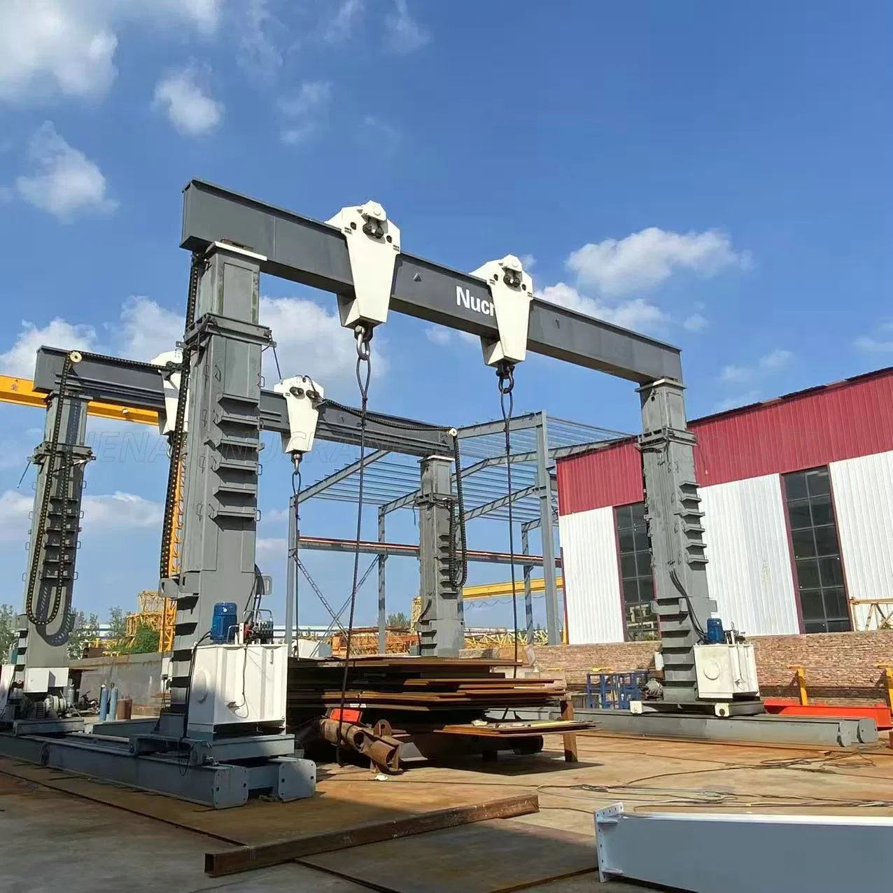 Lifting Gtg Stg 100-1200ton Hydraulic Gantry Crane with Electric Lifting Point