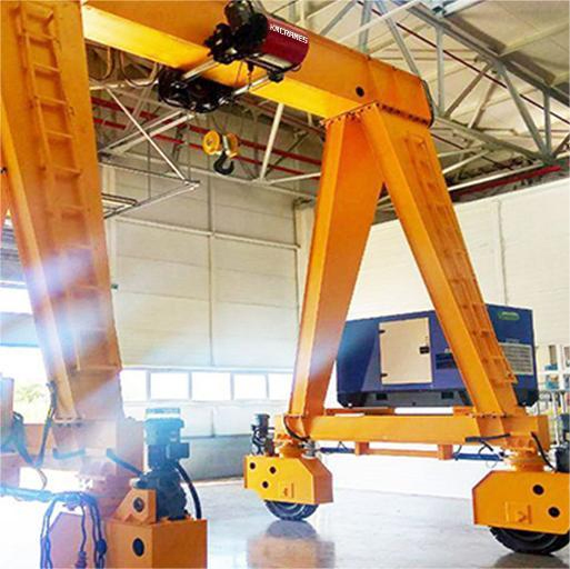 Portable Movable Rubber Tyre a Frame Mini Gantry Crane 10 Ton