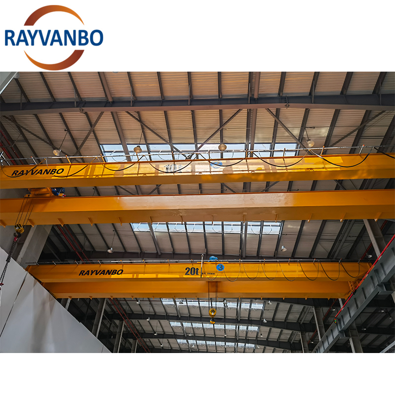 Workshop Electric Wire Rope Hoist Single Double Girder Beam Eot Overhead Bridge Traveling Crane 2 3 5 8 10 12 16 25 100 Ton Construction Lifting Equipment