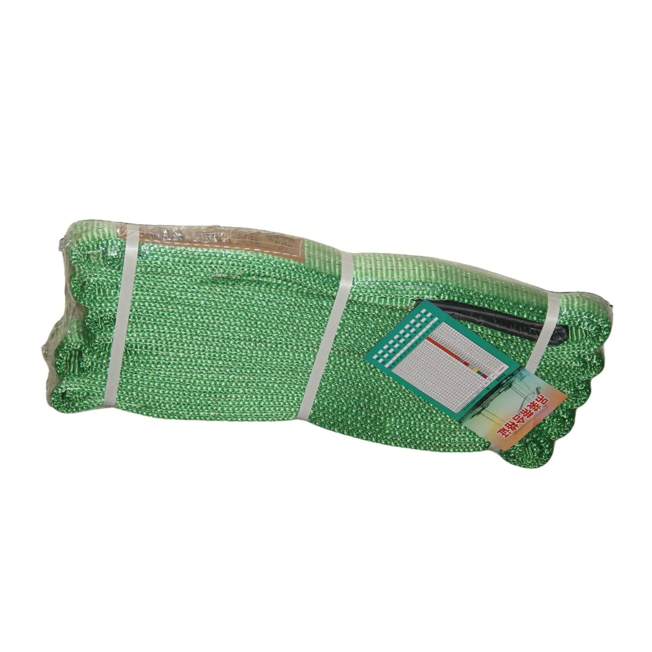 Polyester Flat Lifting Rigging Sling and Straps 2t for Crane