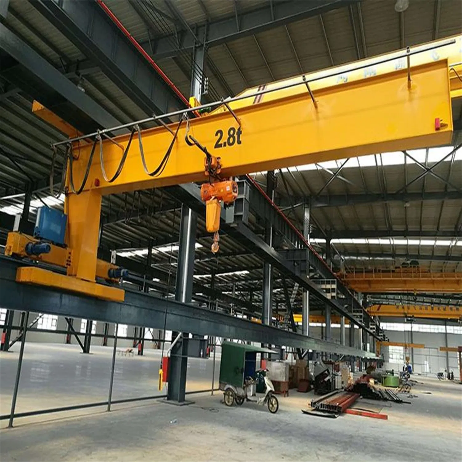 360 Degree 6-30m Heavy-Duty 20 Tons 10 Tons 5 Tons Portable Mobile Jib Crane Use for Efficient Lifting Workshop Jib Crane