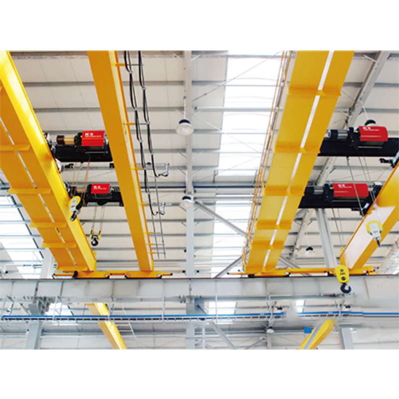 Workshop Electric Double Girder Beam Overhead Bridge Traveling Hoist Crane with High Quality