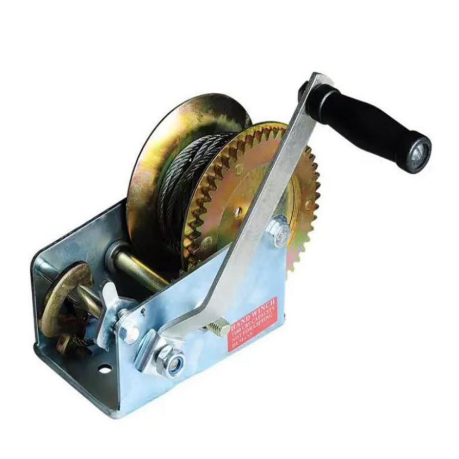 Mini Truck Marine Boat Auto Pneumatic Manual Hand Winch