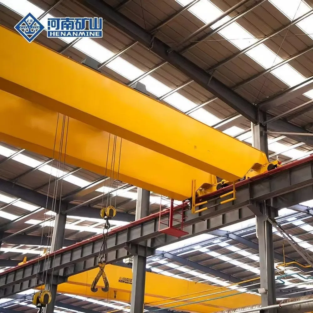 European Double Girder Eot Overhead Bridge Crane with VFD Electric Traveling System