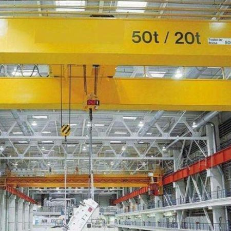 Qd Type 50 Ton Double Girder Bridge Crane Price Travelling Overhead Crane