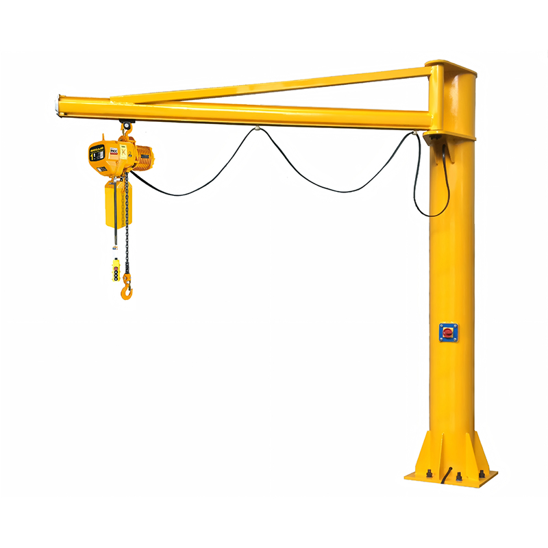 Manufacturer New Heavy Duty Industrial Column &amp; Floor Mounted Jib Crane Portable Lifting Jib Hoist Crane