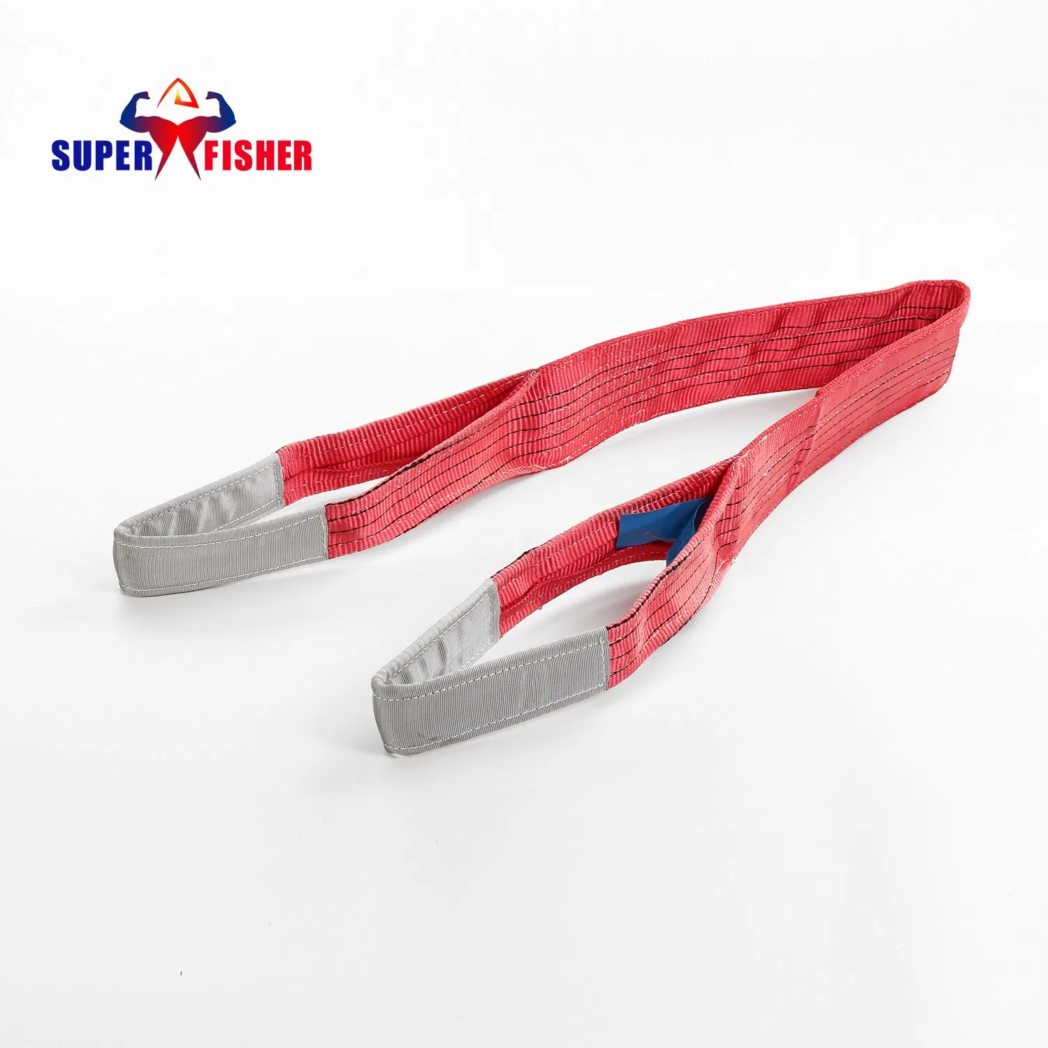 2 Ton CE&GS Certified Polyester Duplex Double Ply Flat Lifting Webbing Sling Belt Strap