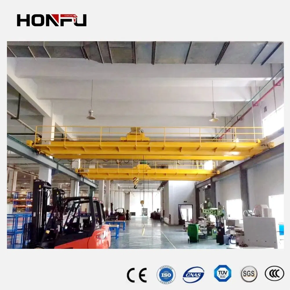 Factory Manufacturer Supplier 5t 10t 20t 30t 50t Electric Workshop Overhead Crane Single &amp; Double Beam Girder Overhead Traveling Bridge Crane