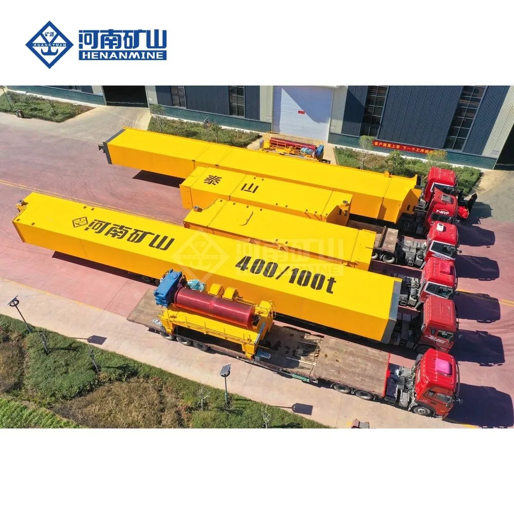 European Double Girder Eot Overhead Bridge Crane with VFD Electric Traveling System