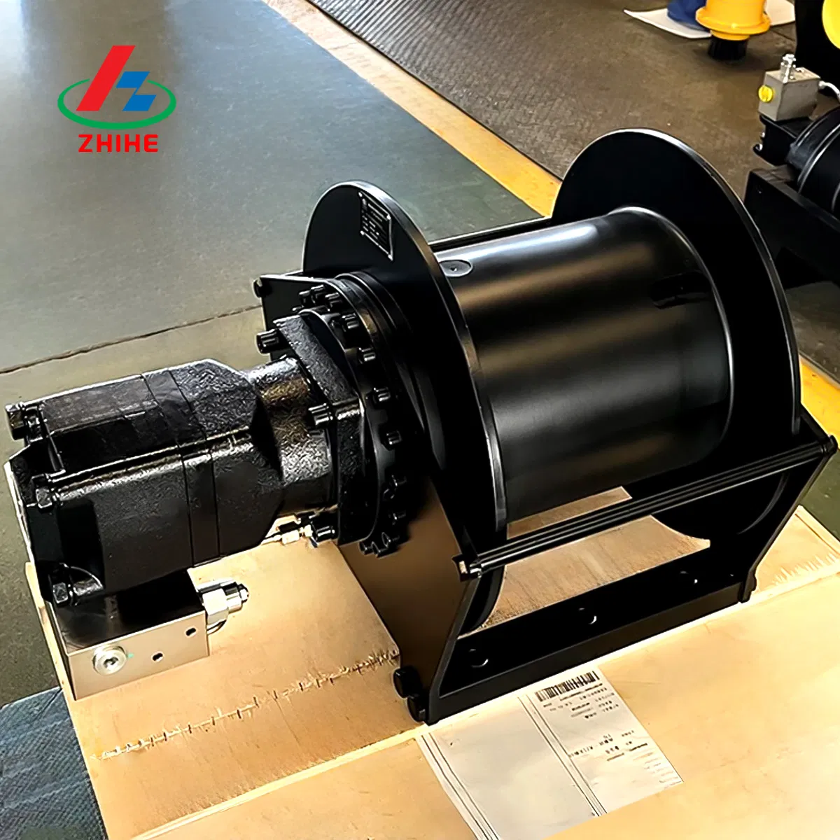 Zhihe 10 Ton Single Application Hydraulic Winch for Cranes Boats Ships &amp; Anchors-Electric &amp; Pneumatic Power Source