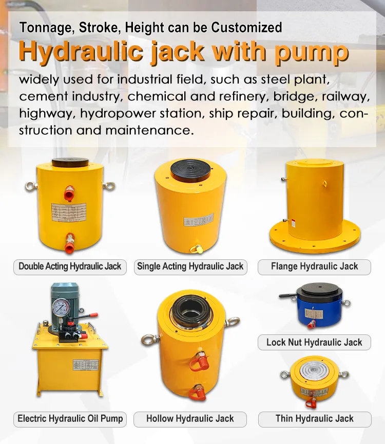 1000t hydraulic static load test jack