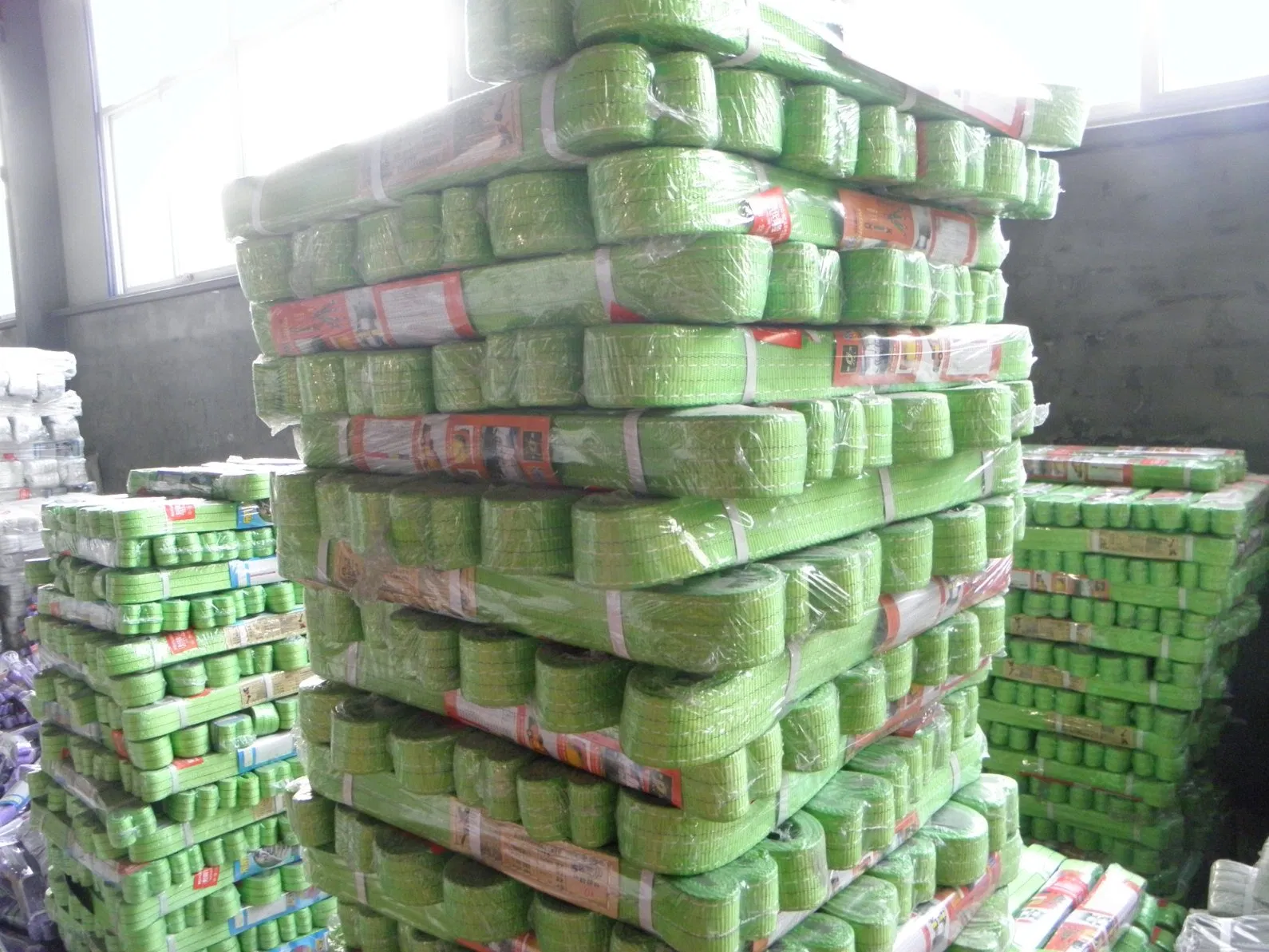 Polyester Flat Lifting Rigging Sling and Straps 2t for Crane