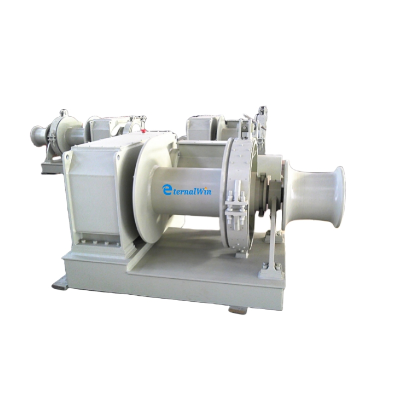 Pneumatic Winch Boat Drum Hydraulic Anchor Barge Winch for Sale