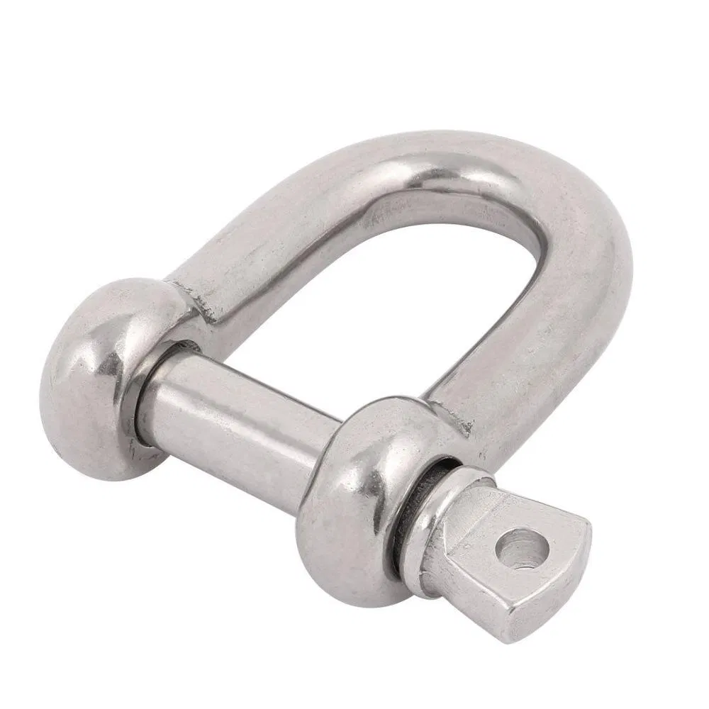 High Tensile Steel Self Coloured or Hot Galvanized U Type D-Shackle Rigging