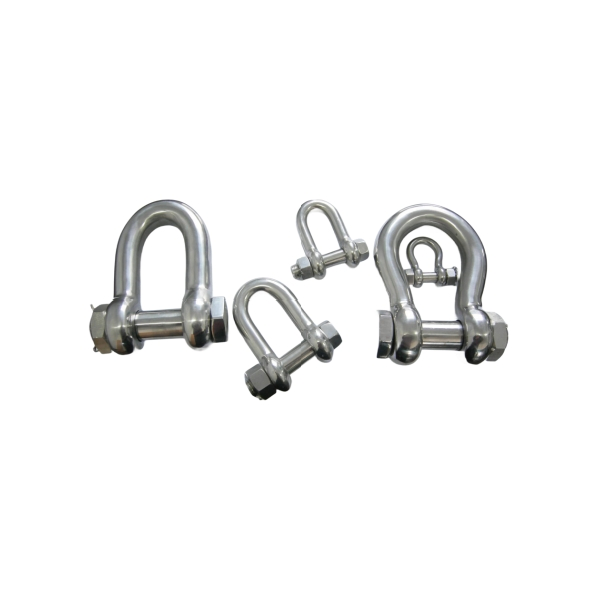 Stainless Steel D Shackle Lifting Shackle U Shaped Connecting Buckle D Buckle Rigging Hardware