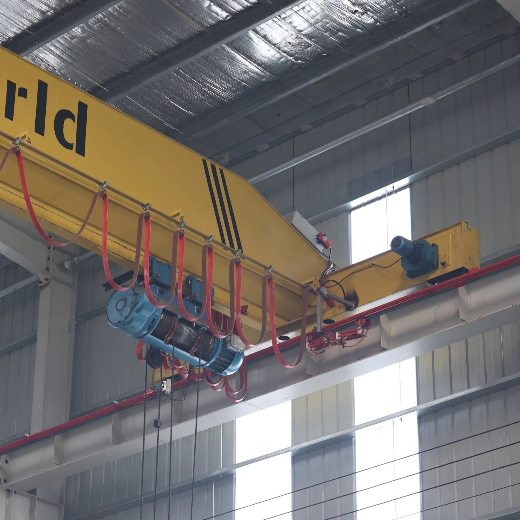 5/10/15/20/30t Customized Single Girder Travelling Rail Mounted Overhead Bridge Eot Crane with Electric Hoist and Remote Control