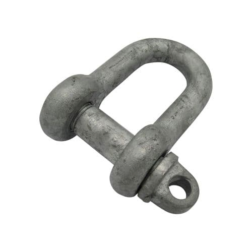 High Tensile Steel Self Coloured or Hot Galvanized U Type D-Shackle Rigging