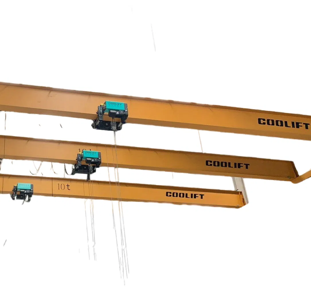 European Style 3.2-20t Single Girder Wire Rope Electric Hoist Traveling Overhead Crane