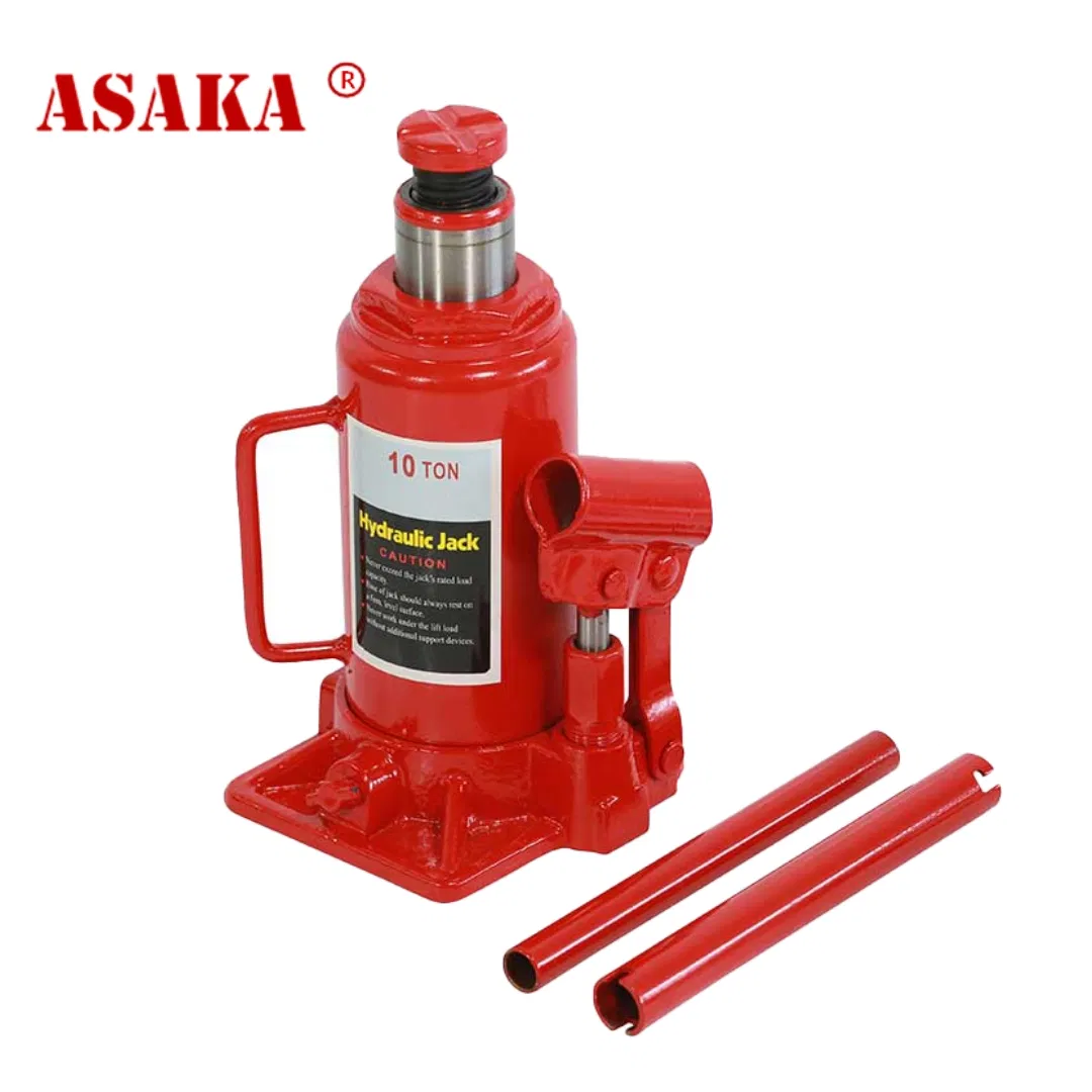 CE Certified Heavy Duty Car Jack Portable 2-10ton Hydraulic Bottle Jack