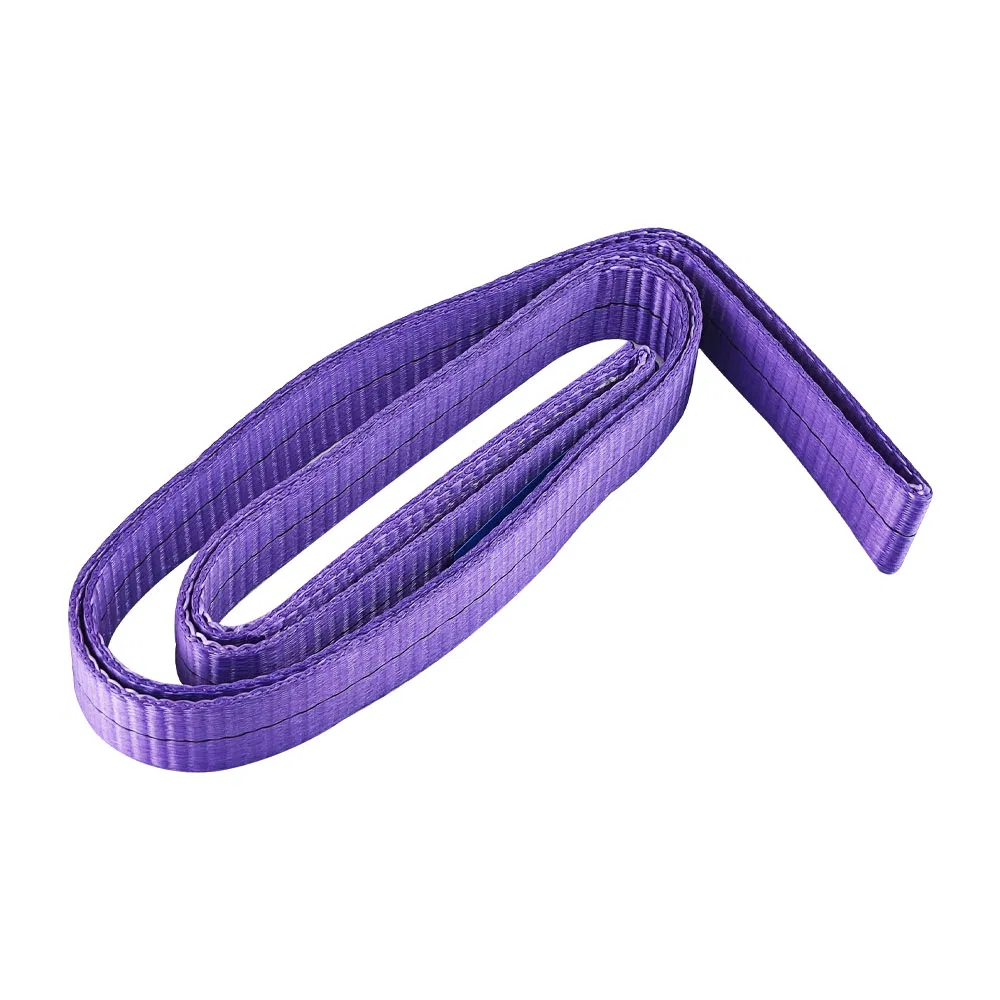 Flat Flexible Industrial Lifting Slings High Strength Polyester Webbing Strap