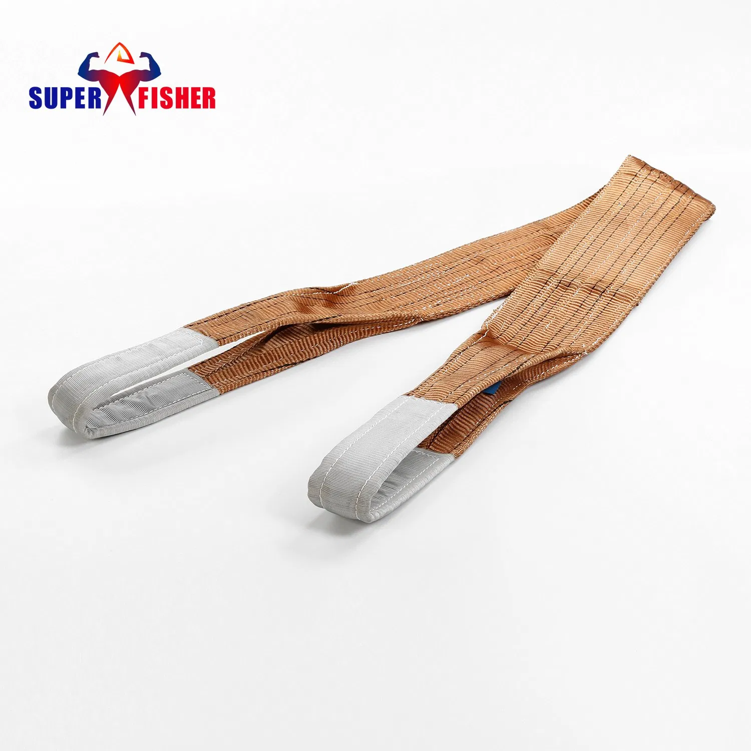 2 Ton CE&GS Certified Polyester Duplex Double Ply Flat Lifting Webbing Sling Belt Strap