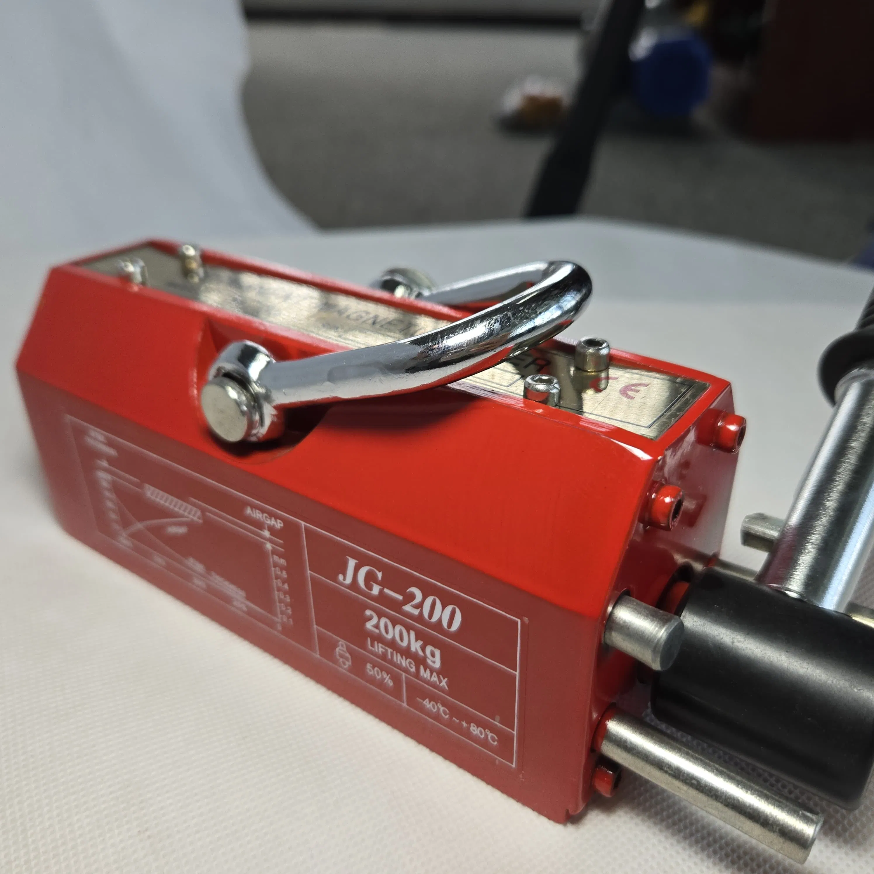 Efficient Permanent Magnetic Lifter for Workshop Applications