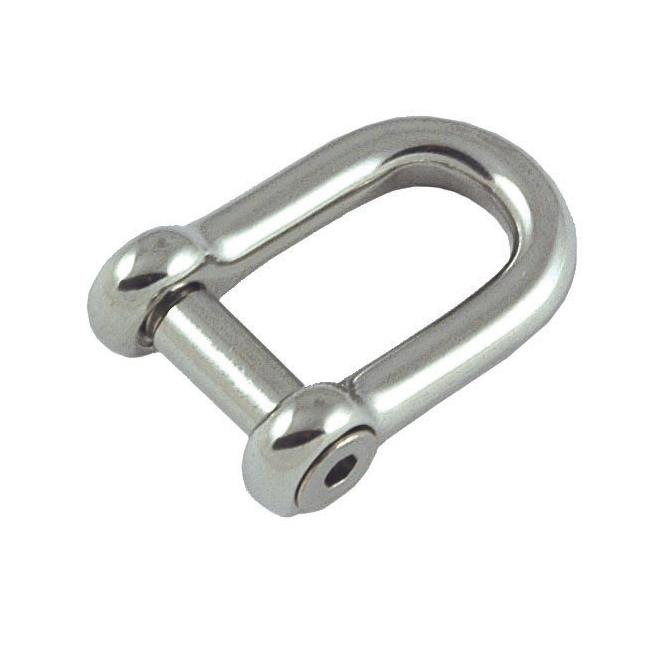 Socket Head Pin Dee Shackle Stainless Steel 316 Marine Rigging Hardware