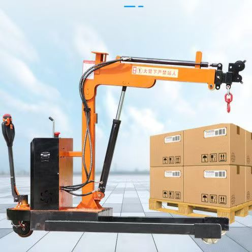 Small Household Mini Tower Mobile Truck Mounted Cantilever Crane Jib