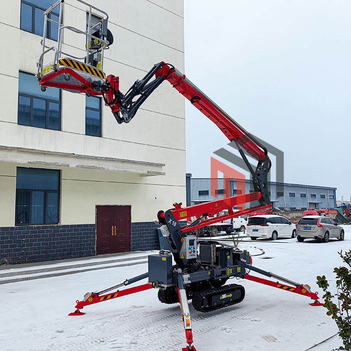 Free Shipping 1 3 5 8 10 12 Tons Hydraulic Mini Telescopic Arm Fly Jib Spider Crane Diesel Electric Rubber Track Mobile Small Compact Crawler Spider Crane