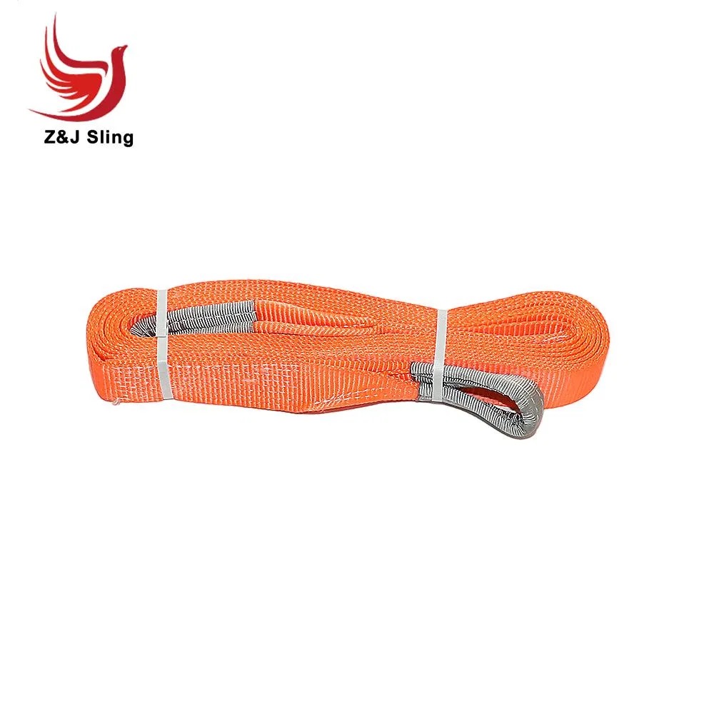 Polyester Webbing Polyester Flat Webbing Sling Lifting Belts Tow Strap