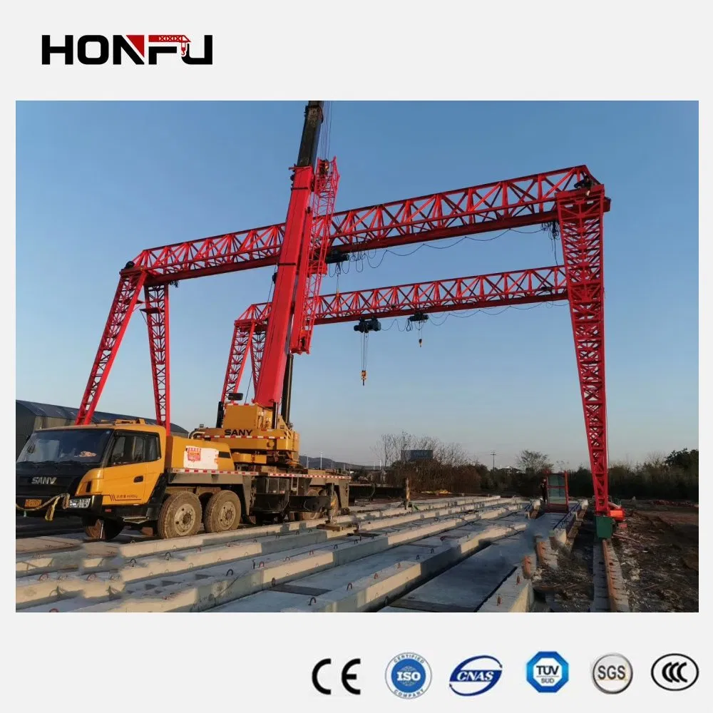 Gear Motor Lifting Equipment Beam Single Girder Gantry Crane with CE Good Service