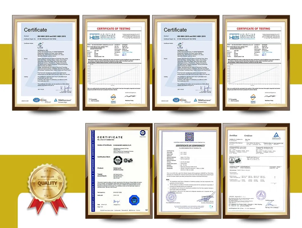 Certificates